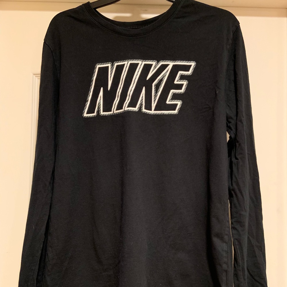 Men’s Black Nike Long Sleeve T Shirt